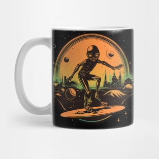 Aliens Love to Skate Mug